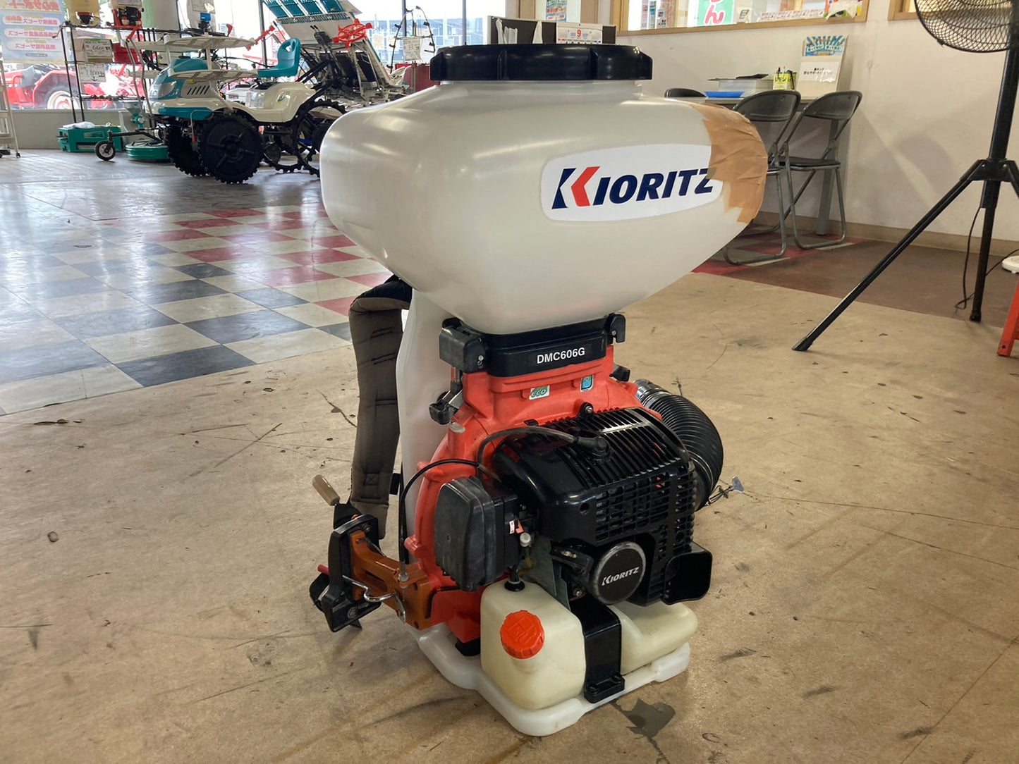 【不具合品】共立  中古  背負動力散布機  DMC606G