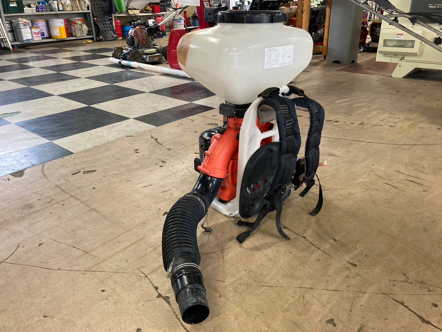 【不具合品】共立  中古  背負動力散布機  DMC606G