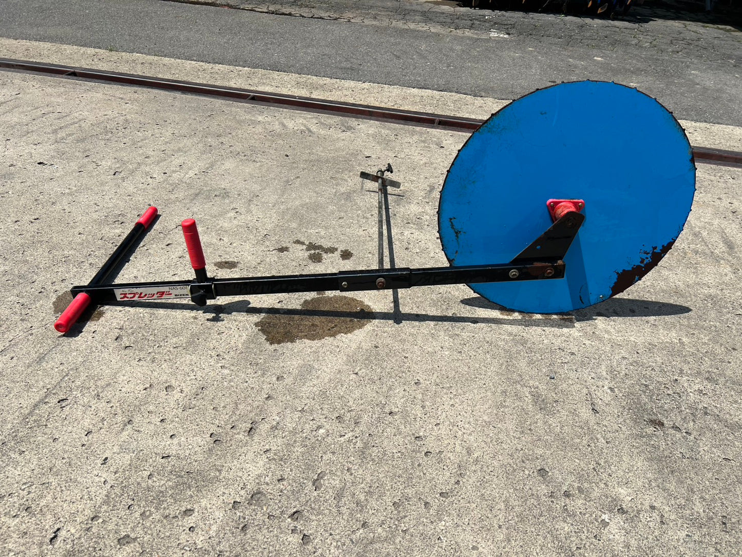 美善　中古　スプレッダー【畔シート貼り機】＊NAS-601『茨城店　5645』