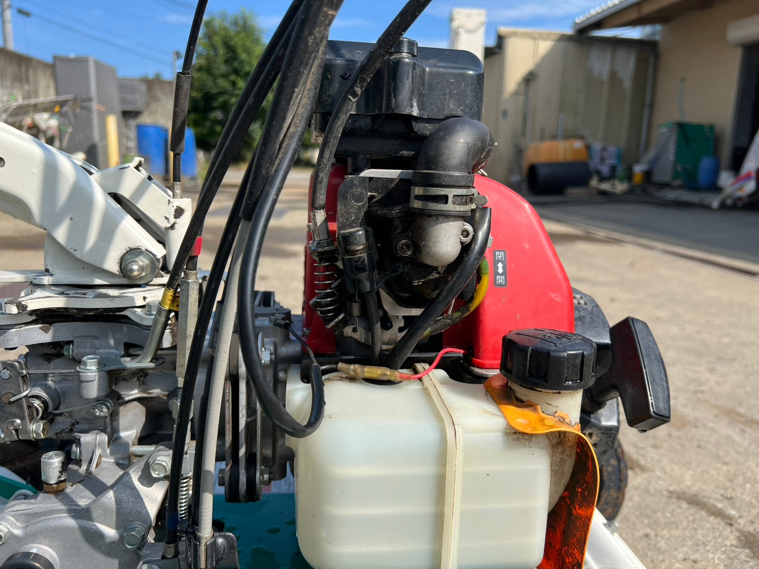 オーレック 中古 スパイダーモア【混合油50:1】＊SP852AF『茨城店 5654