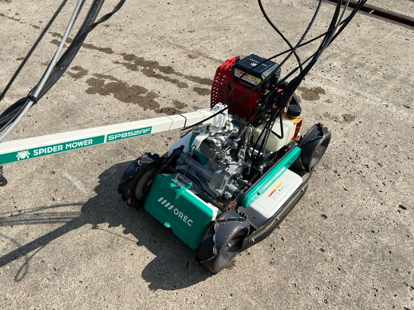 オーレック　中古　スパイダーモア【混合油50:1】＊SP852AF『茨城店 5654』