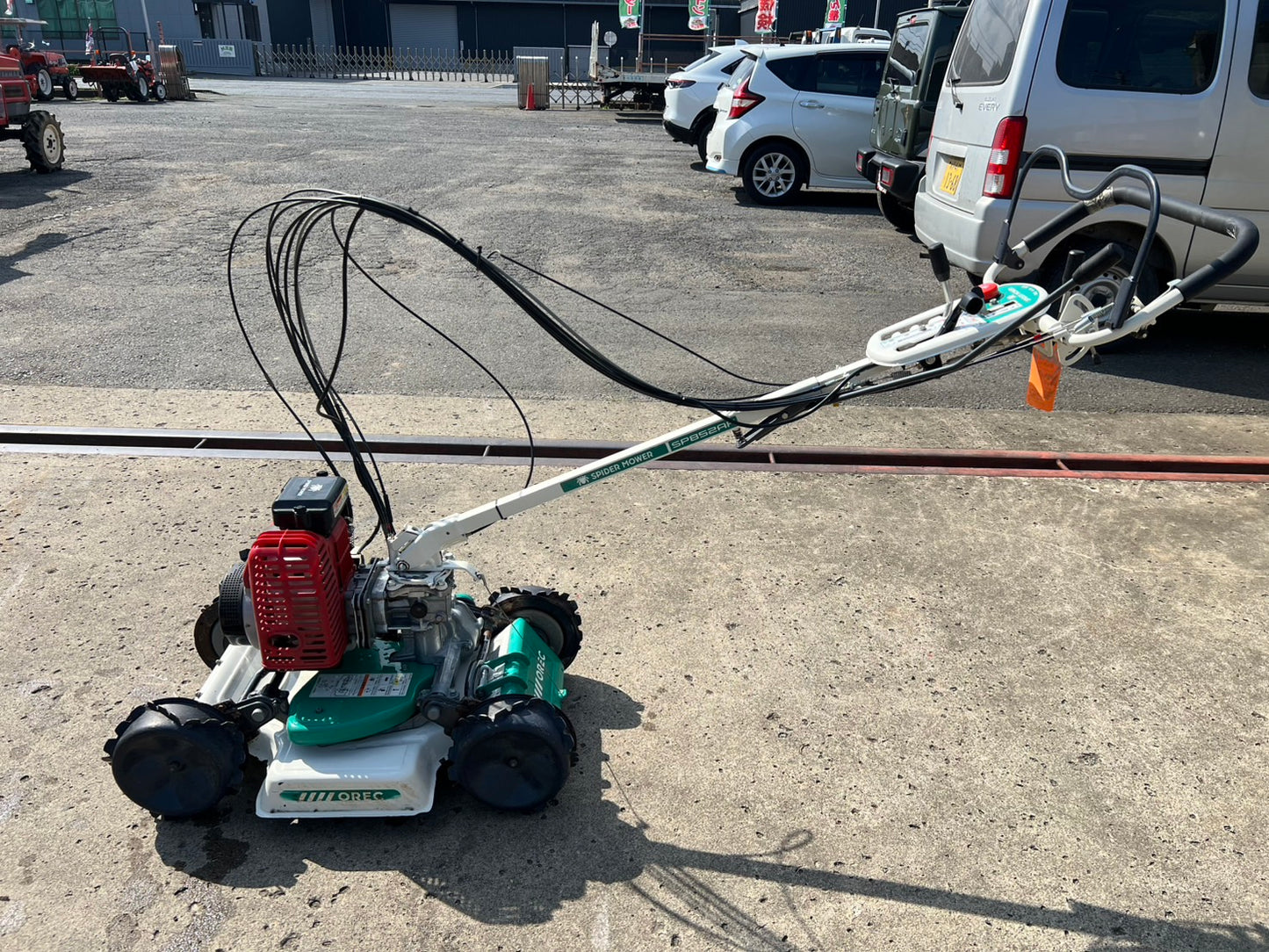 オーレック　中古　スパイダーモア【混合油50:1】＊SP852AF『茨城店 5654』