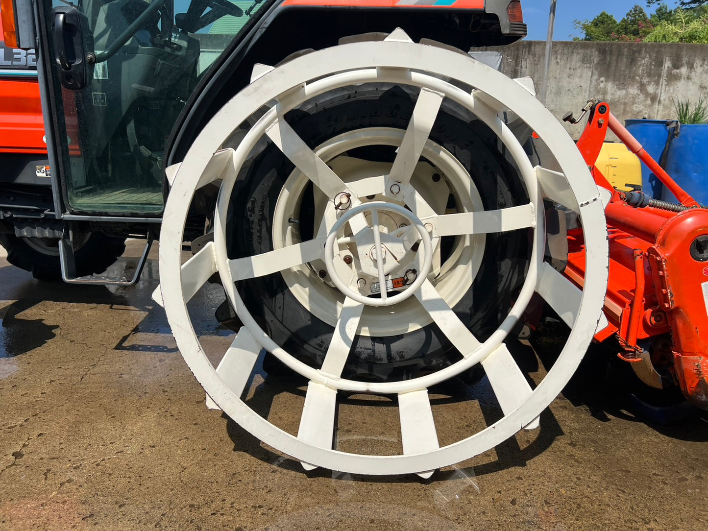 スズテック　中古　カゴ車輪　＊13.6‐24『茨城店　5732』