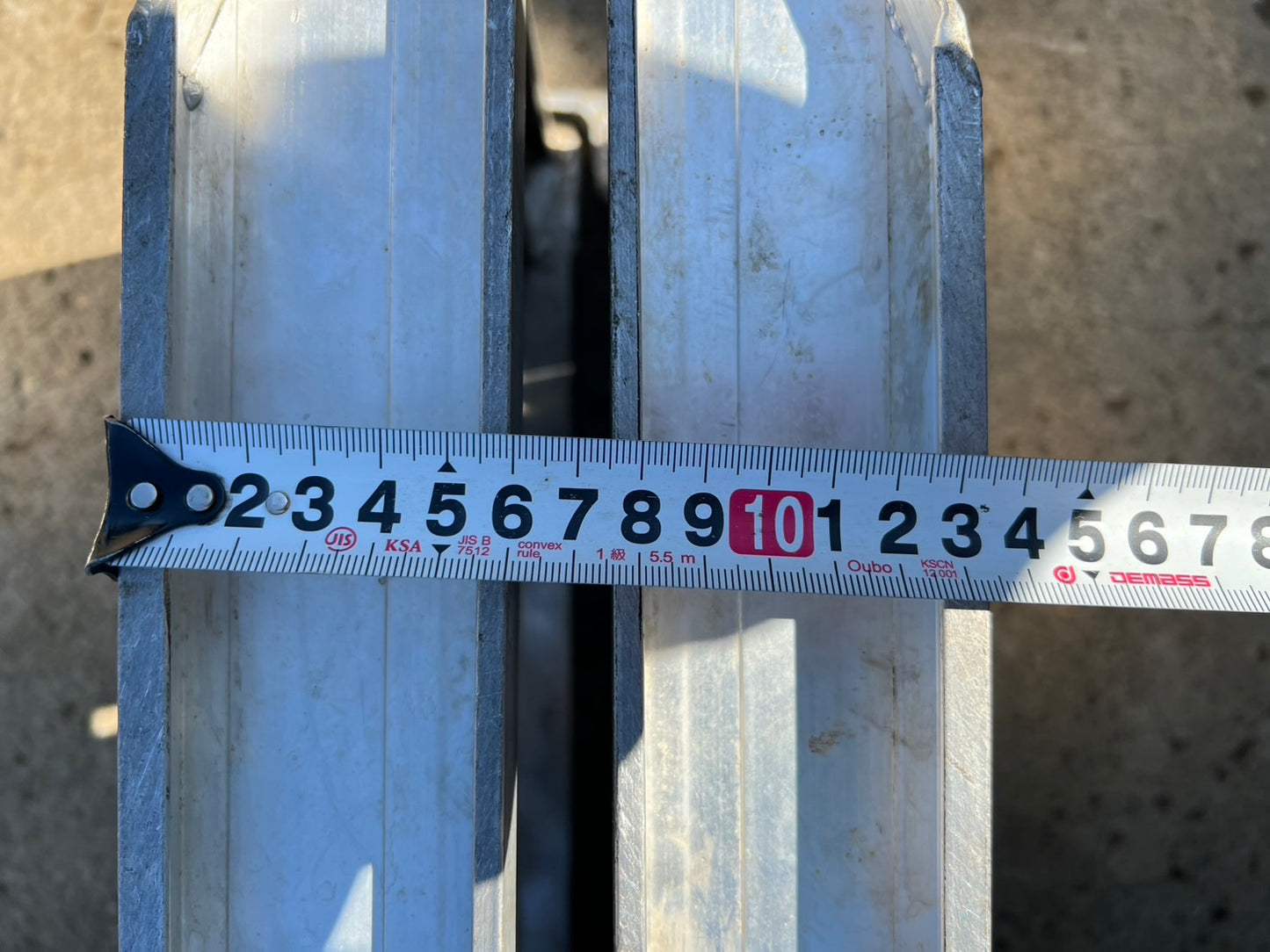 中古　アルミブリッジ【折りたたみ式】＊1800×300　200㎏『茨城店　5793』