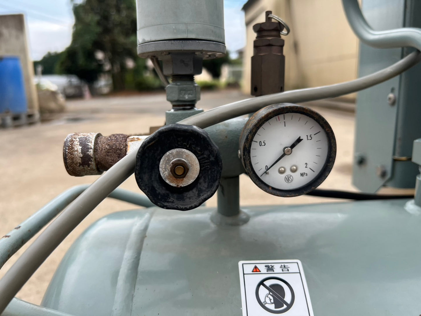 日立　中古　コンプレッサー【3馬力】＊2.2P-9.5VA5　50㎐『茨城店　5855』