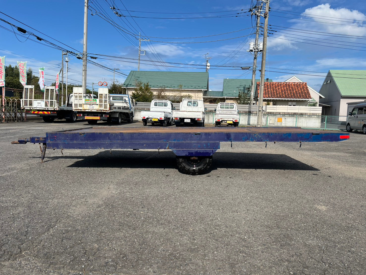 中古 コンバイントレーラー【ダブルタイヤ】＊4010×1670『茨城店