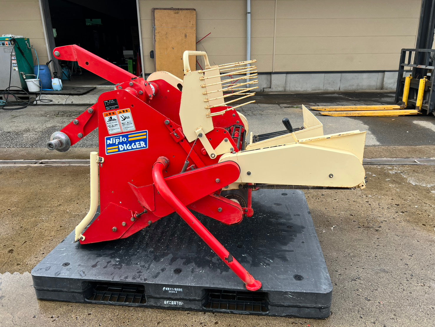 千葉 ニプロ 堀取機 BL-652R 作業幅650mm トラクター 収穫