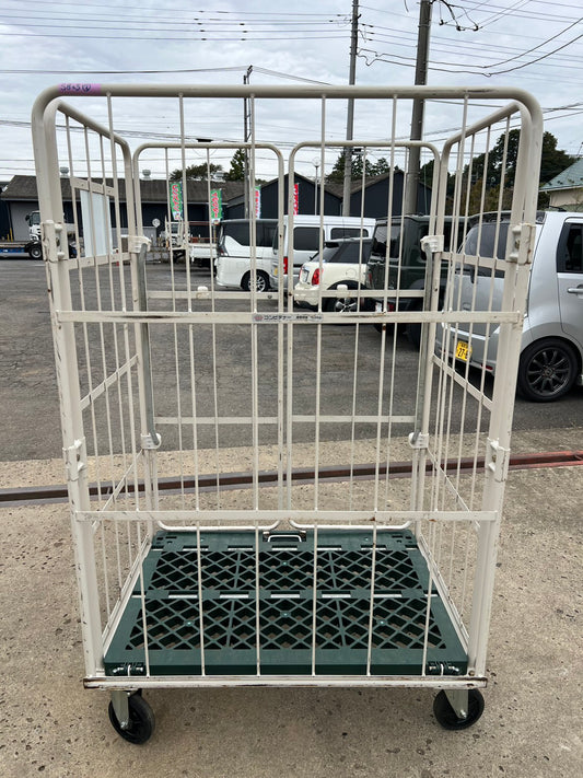 YAMATO　中古　コンビテナー【歪み・キャスター１箇所不良】＊790×1080×1435『茨城店　5805②』