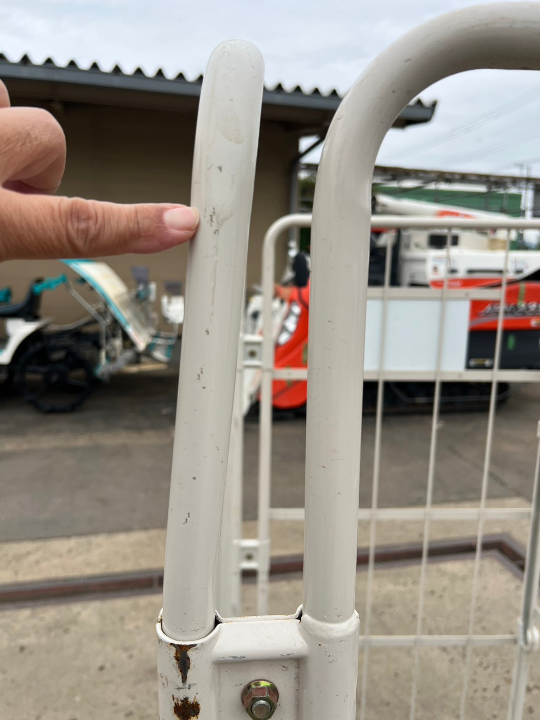 YAMATO　中古　コンビテナー【歪み・キャスター１箇所不良】＊790×1080×1435『茨城店　5805②』