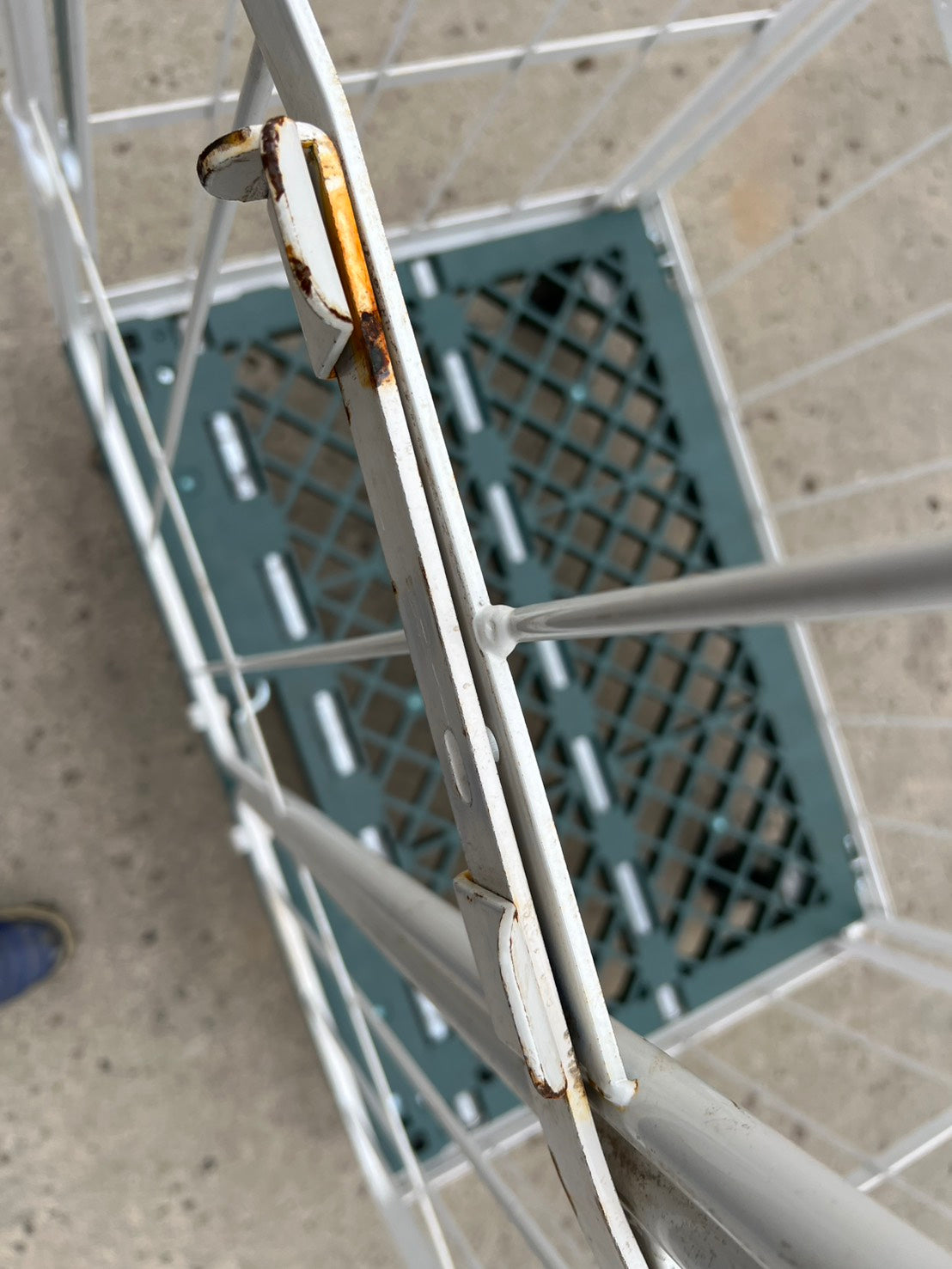 YAMATO　中古　コンビテナー【歪み・キャスター１箇所不良】＊790×1080×1435『茨城店　5805②』