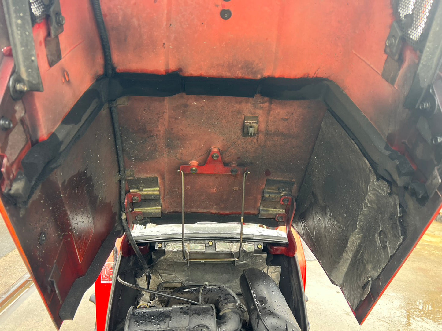 ヤンマー　中古　トラクタ＋ロータリ【左前輪オイル滲み】＊F-5＋RSA1203『茨城店　5858』