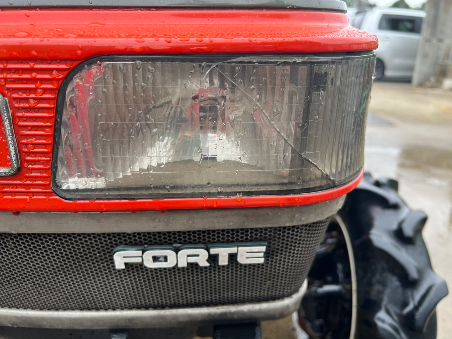 ヤンマー　中古　トラクタ＋ロータリ【左前輪オイル滲み】＊F-5＋RSA1203『茨城店　5858』