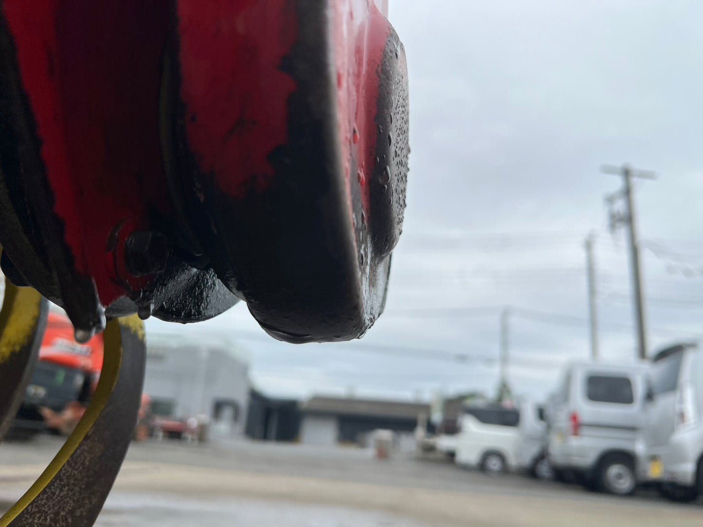 ヤンマー　中古　トラクタ＋ロータリ【左前輪オイル滲み】＊F-5＋RSA1203『茨城店　5858』