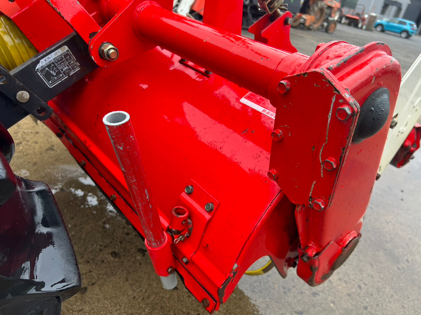 ヤンマー　中古　トラクタ＋ロータリ【左前輪オイル滲み】＊F-5＋RSA1203『茨城店　5858』