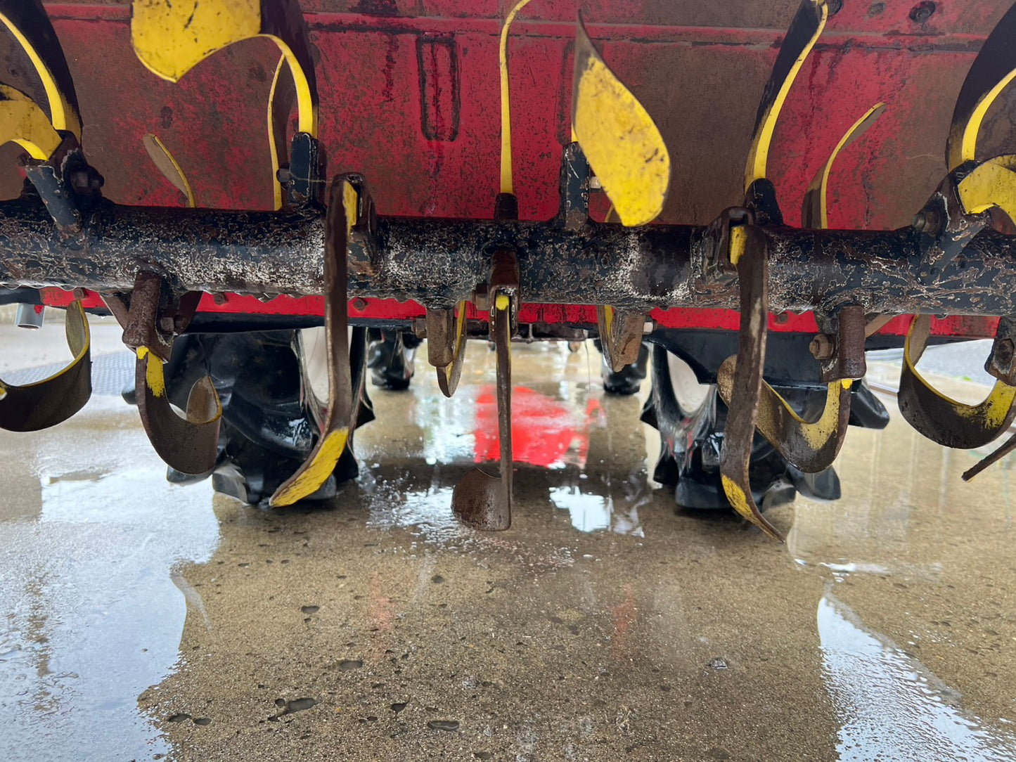 ヤンマー　中古　トラクタ＋ロータリ【左前輪オイル滲み】＊F-5＋RSA1203『茨城店　5858』