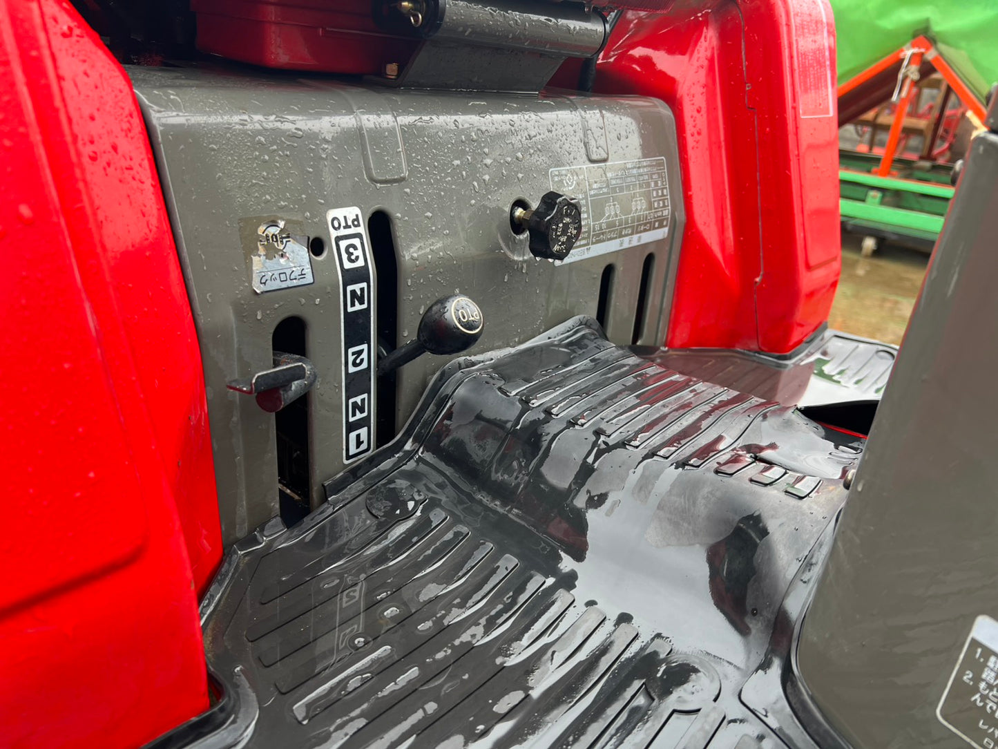 ヤンマー　中古　トラクタ＋ロータリ【左前輪オイル滲み】＊F-5＋RSA1203『茨城店　5858』