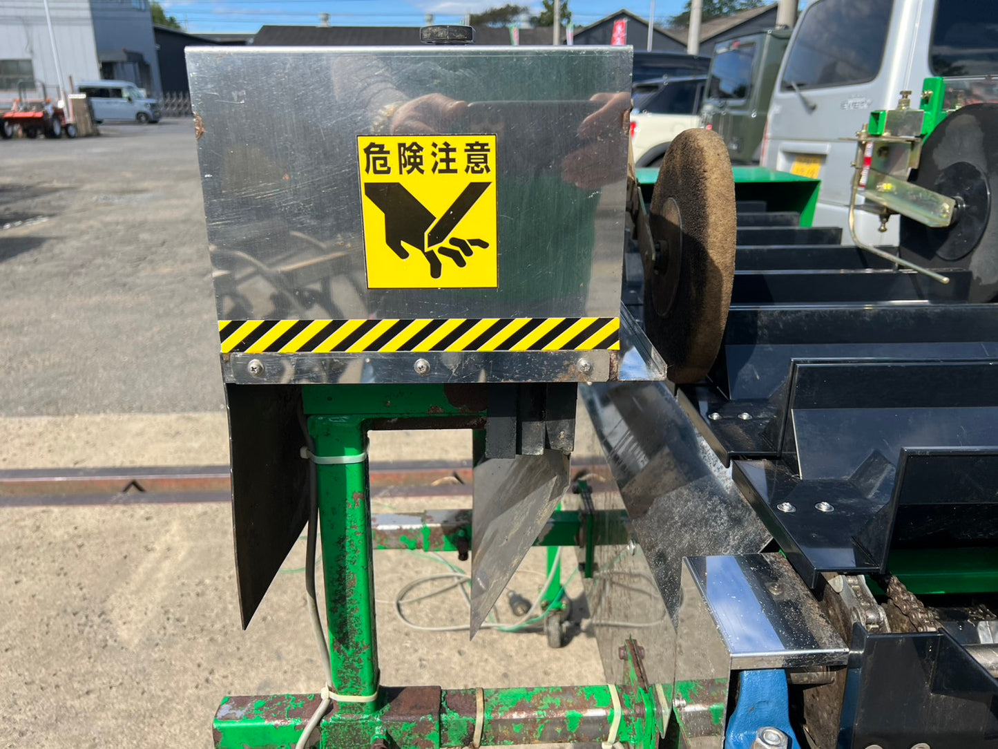 マツモト　中古　長ネギ根葉切機【100V　50㎐】＊SKM型『茨城店　5825』