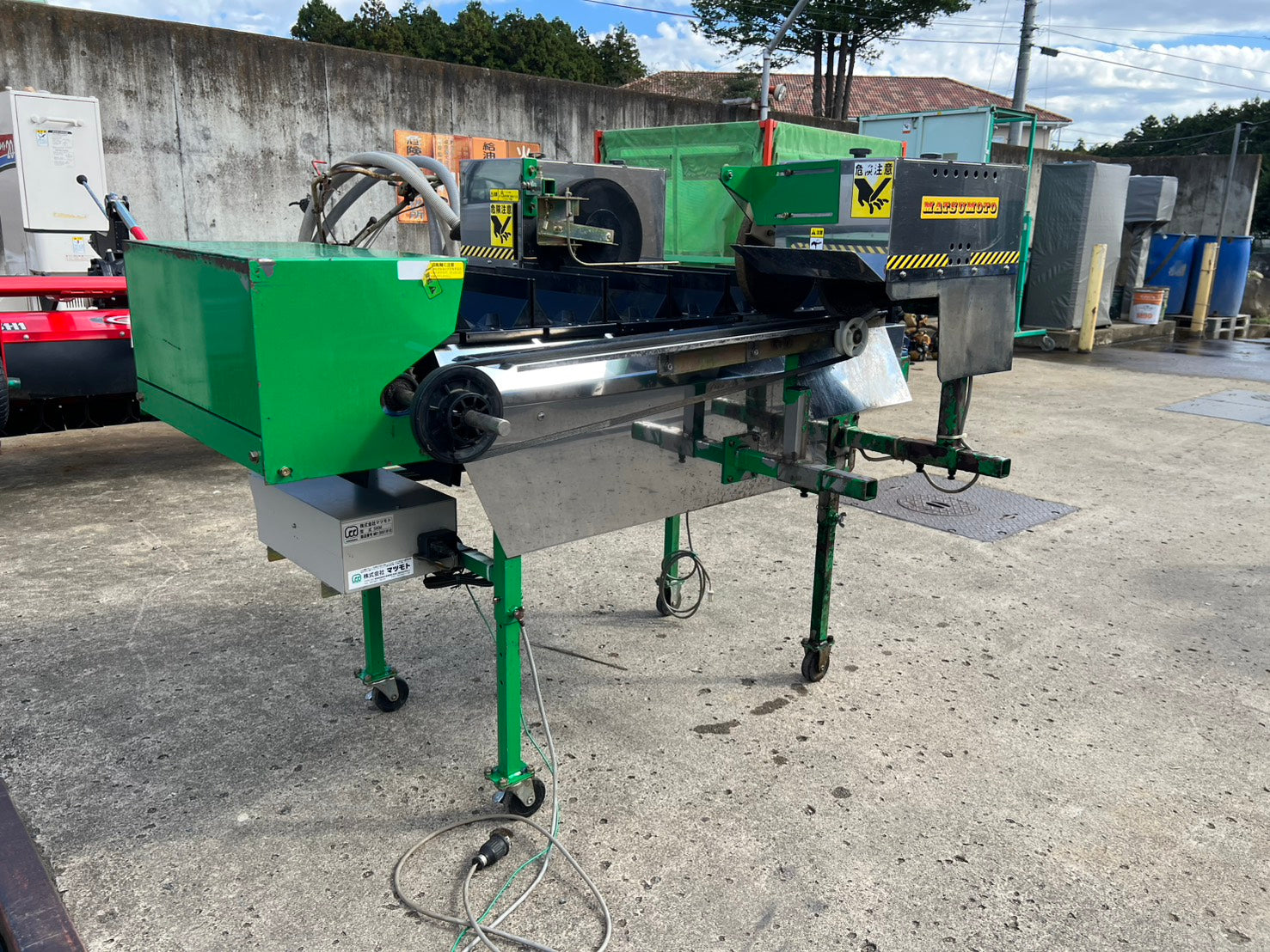 マツモト 中古 長ネギ根葉切機【100V 50㎐】＊SKM型『茨城店 5825