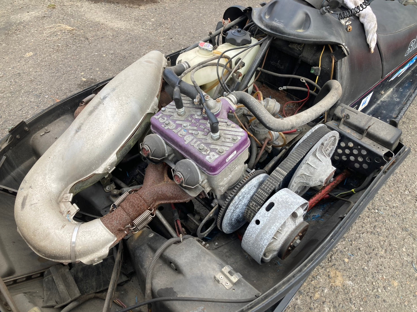 【ジャンク品】スキードゥー    中古    スノーモービル    ROTAX670