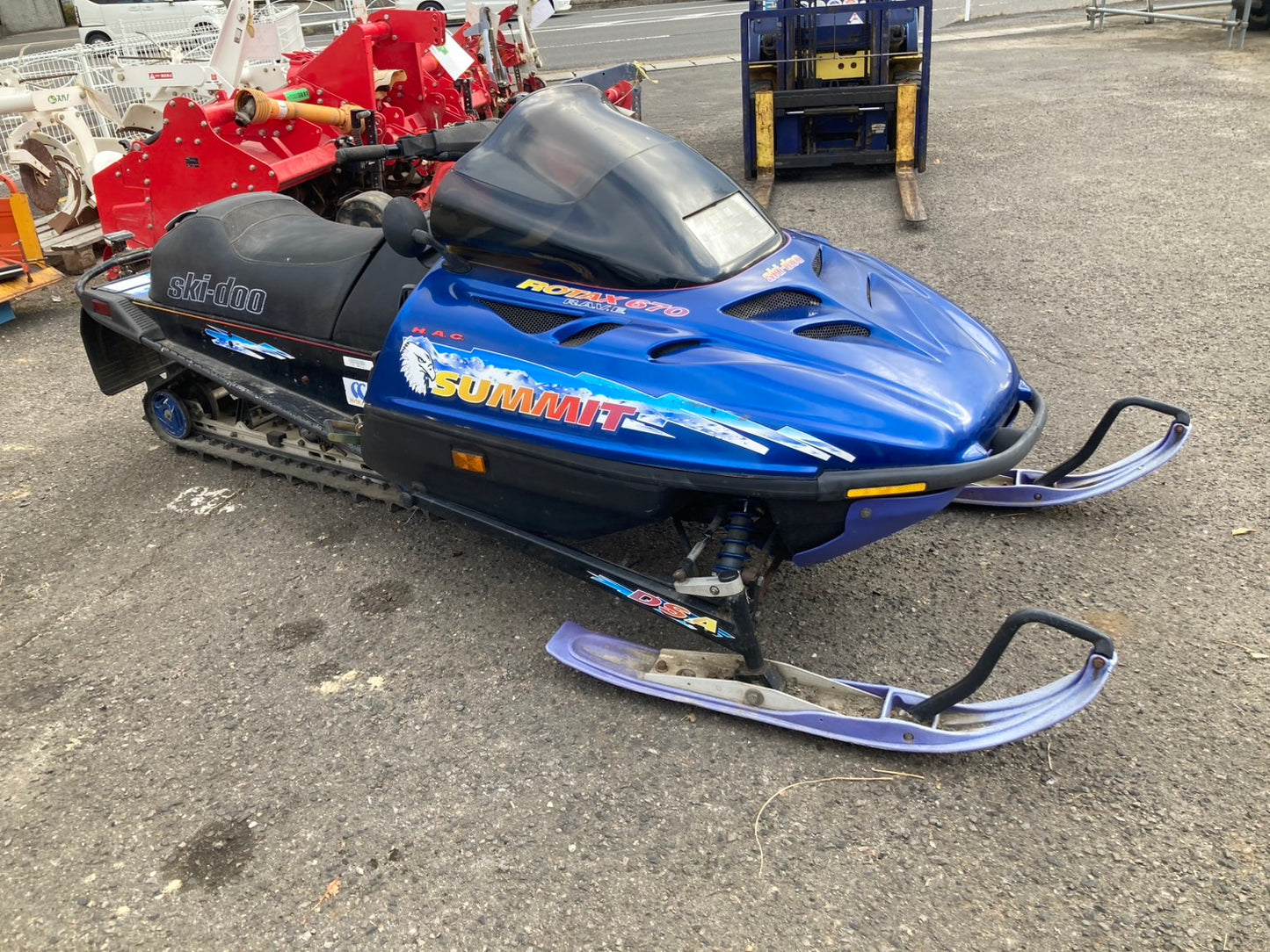 【ジャンク品】スキードゥー    中古    スノーモービル    ROTAX670