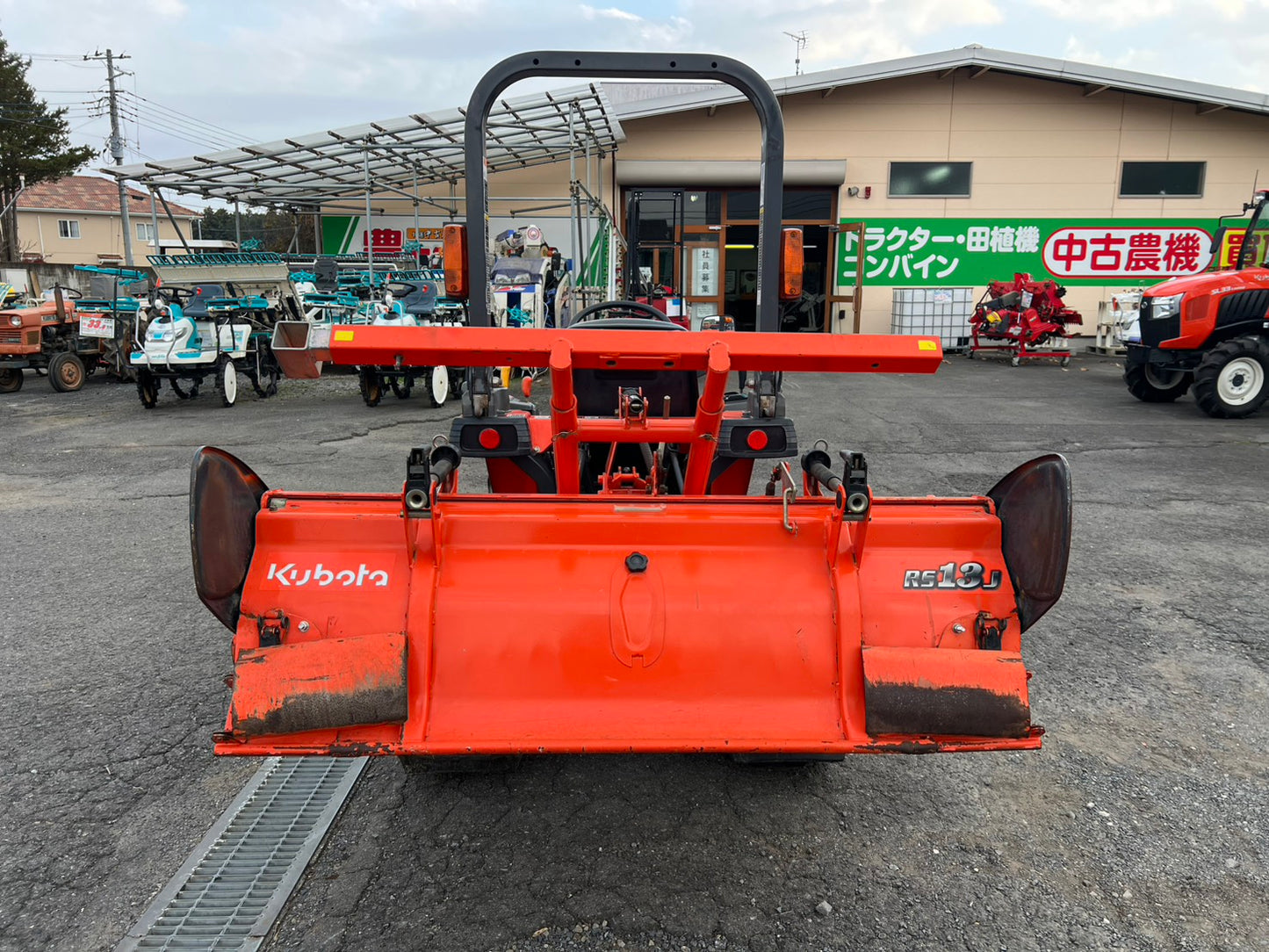 クボタ　中古　トラクタ＋ロータリ【セミクロ】＊JB14＋RS13『茨城店 5990』