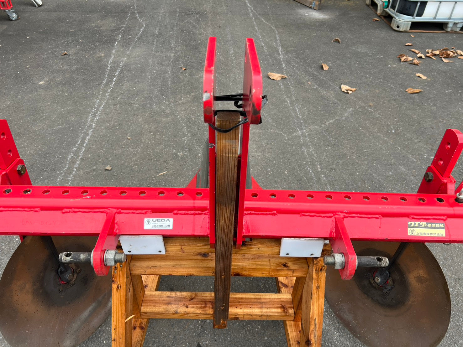 農ドル田中 WS 上田農機 中古 ディスク双用培土機【3P直装】＊UPN-D45N『茨城店 6007