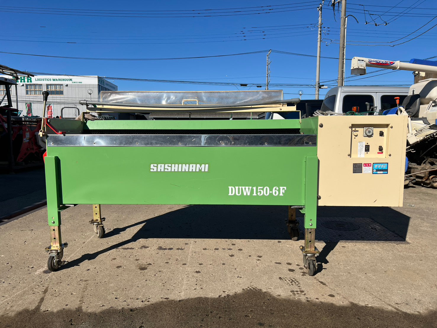 引き取り限定　サシナミ　野菜洗浄 サシナミ 中古 野菜洗浄【人参にて使用】＊DUW150-6F『茨城店 5997