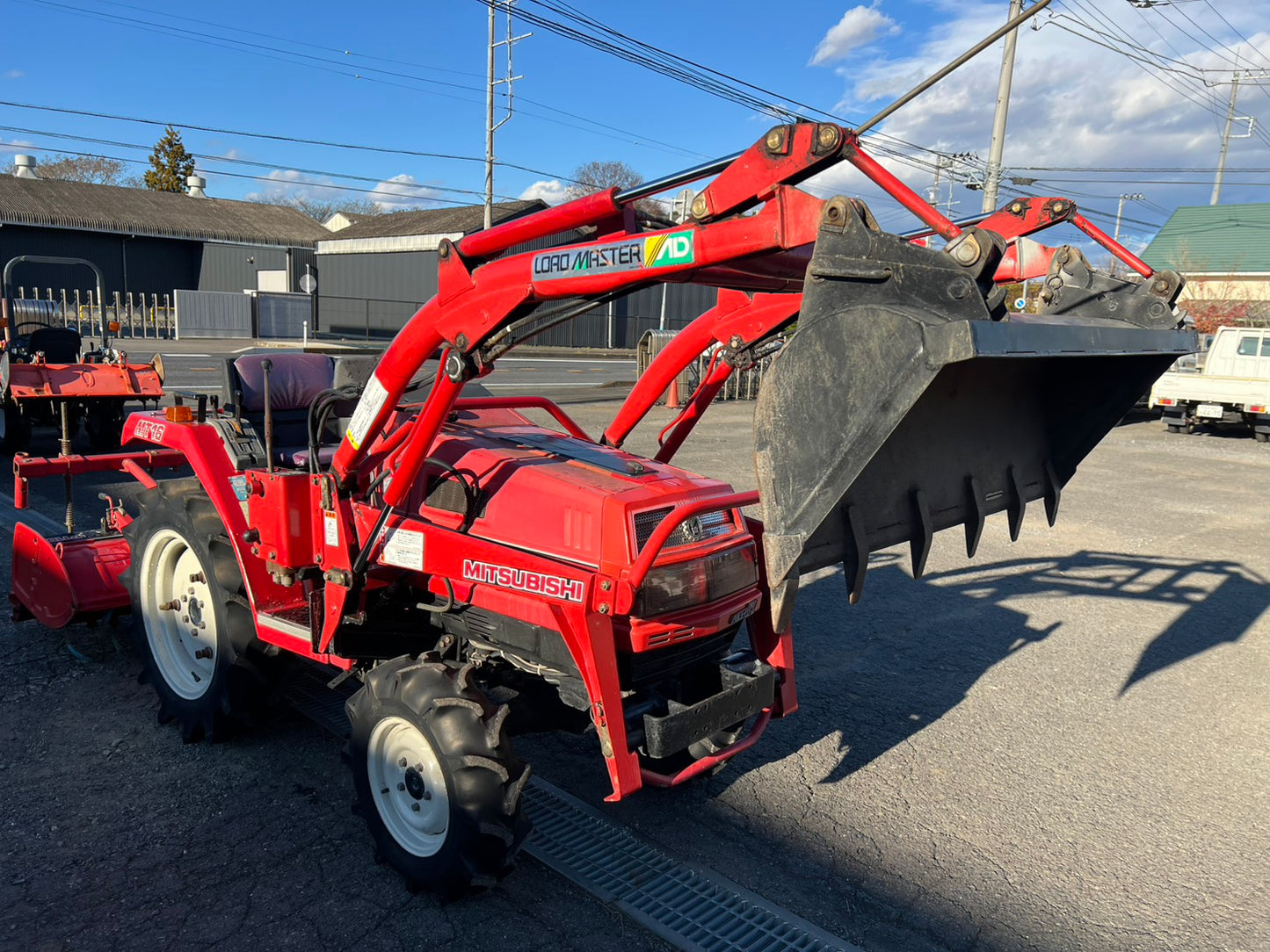 三菱　中古　トラクター＋ロータリ＋ローダ【16馬力】＊MT16＋P1103ｃ＋LAD-1416F1M『茨城店　6001』