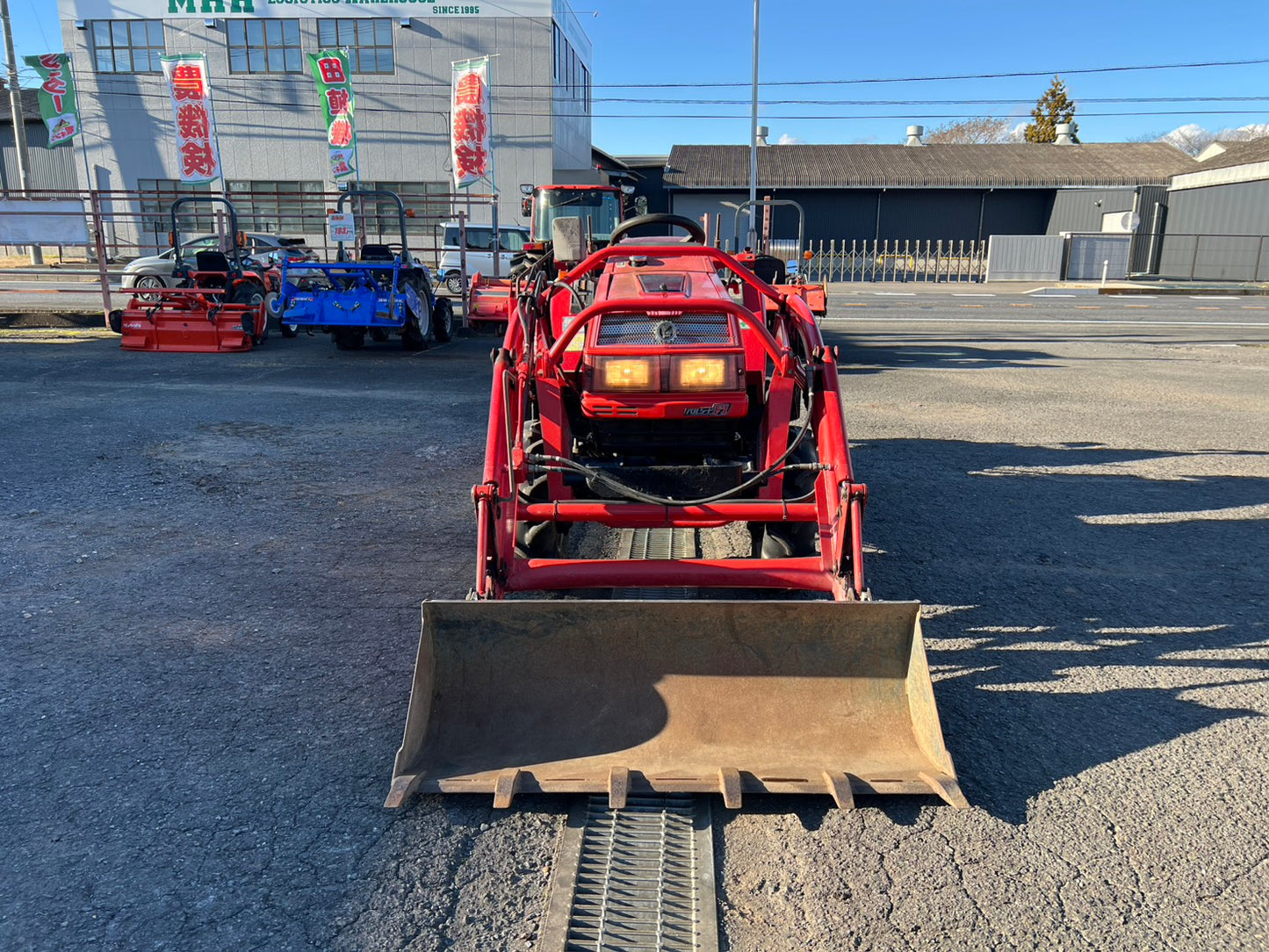 三菱　中古　トラクター＋ロータリ＋ローダ【16馬力】＊MT16＋P1103ｃ＋LAD-1416F1M『茨城店　6001』