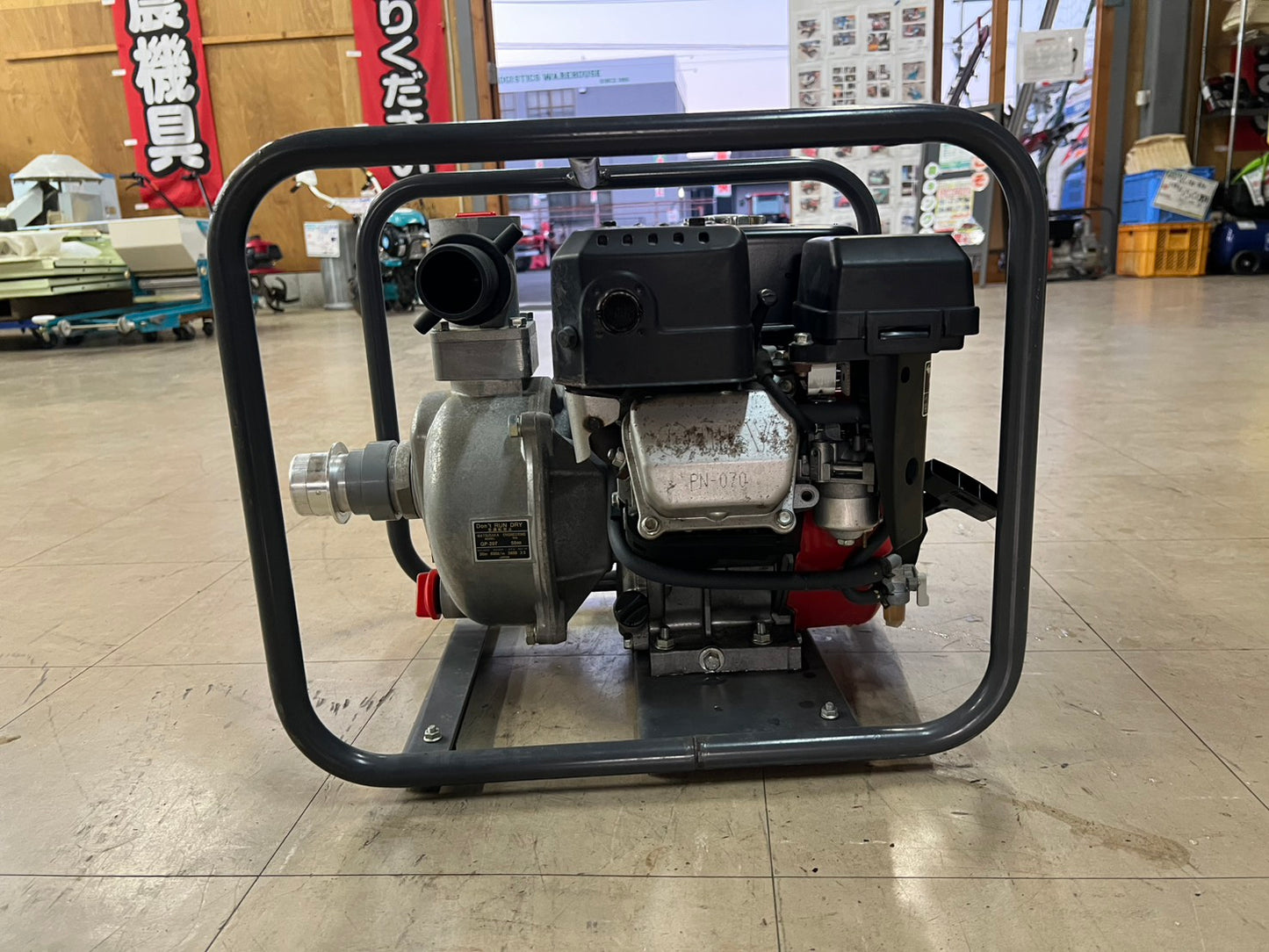 マツサカ　中古　エンジンポンプ【ガソリンエンジン】＊QP-207『茨城店　6031』