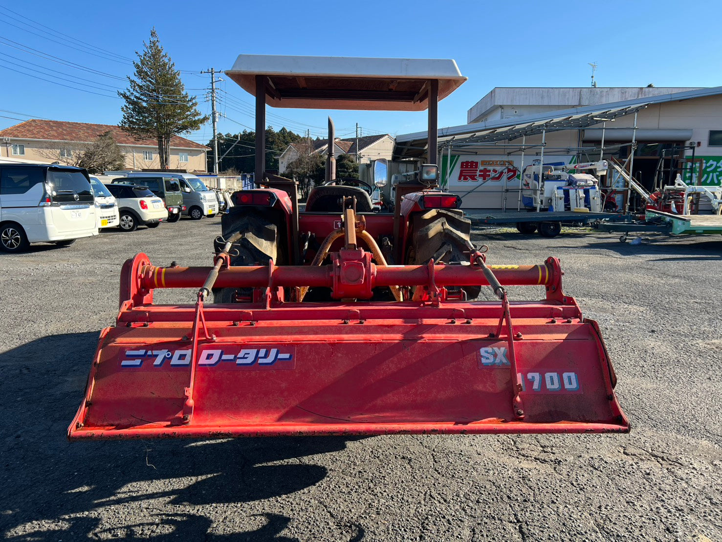 ヤンマー 中古 トラクター＋ロータリー【部品取り用】＊FX32＋SX1700