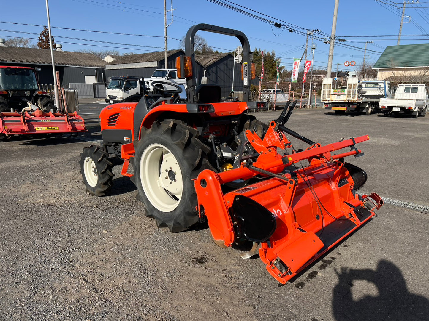 クボタ　中古　トラクター＋ロータリ【207時間】＊KT250＋RL151T『茨城店　6095』