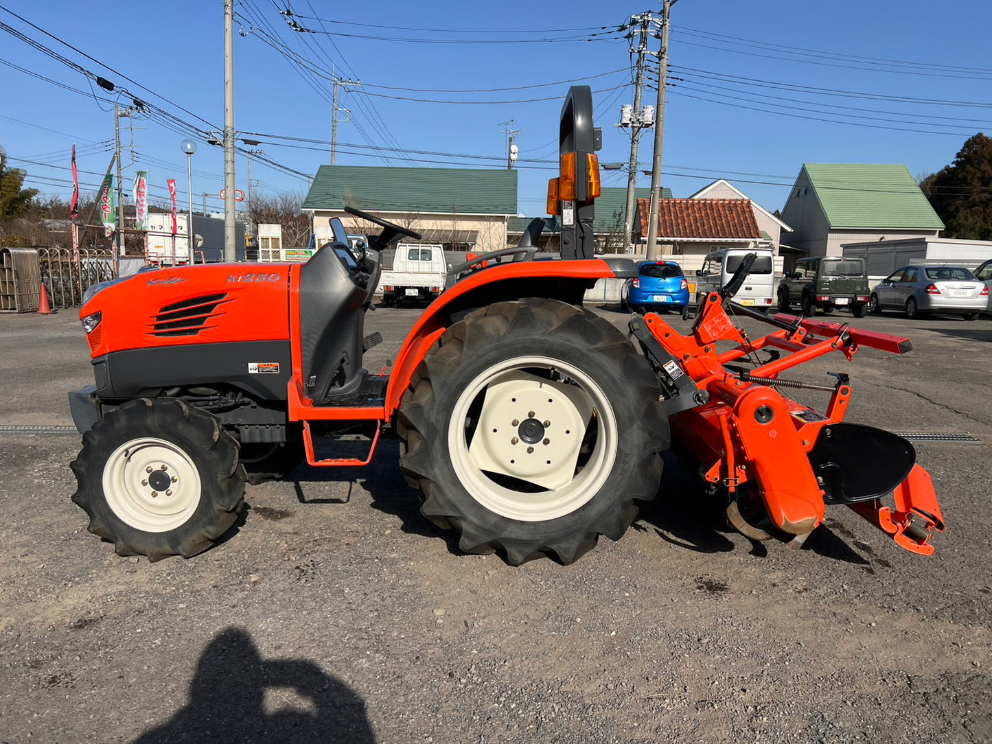 クボタ　中古　トラクター＋ロータリ【207時間】＊KT250＋RL151T『茨城店　6095』