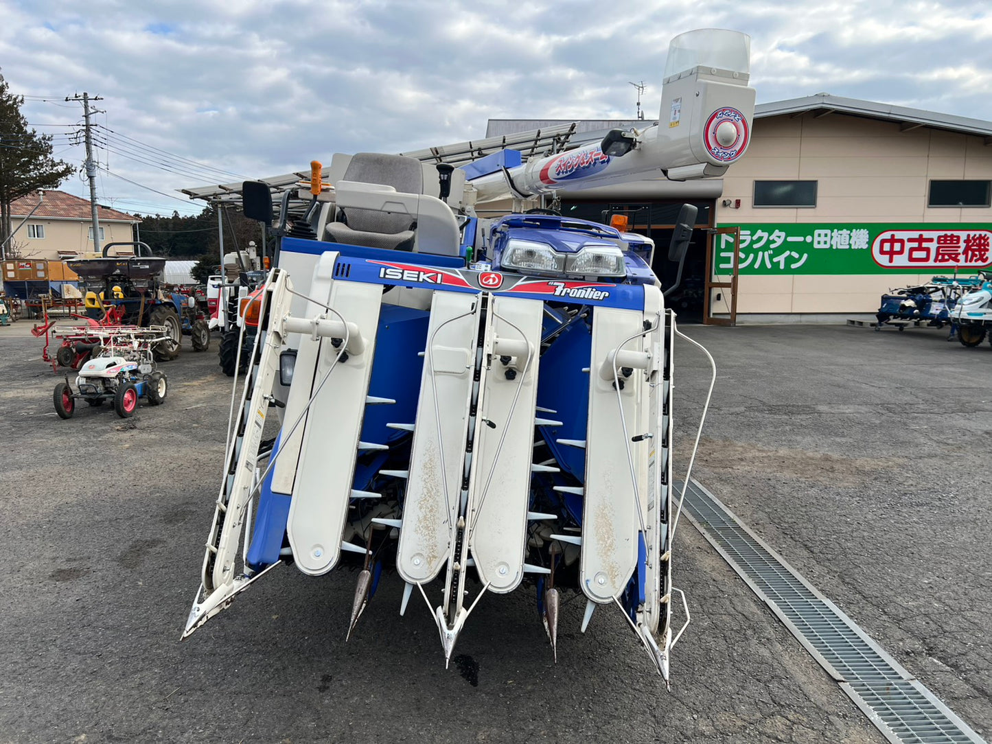 イセキ　中古　コンバイン【568時間】　＊HFG447G-ZATPLW『茨城店　6015』