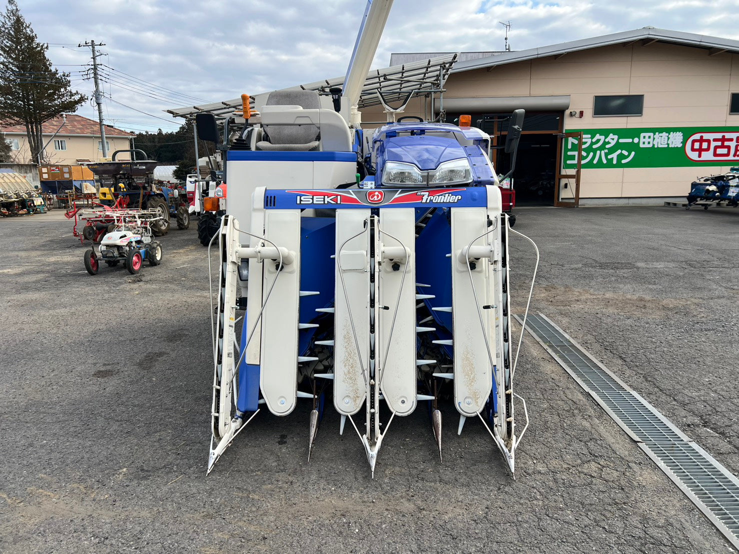イセキ 中古 コンバイン【568時間】 ＊HFG447G-ZATPLW『茨城店 6015
