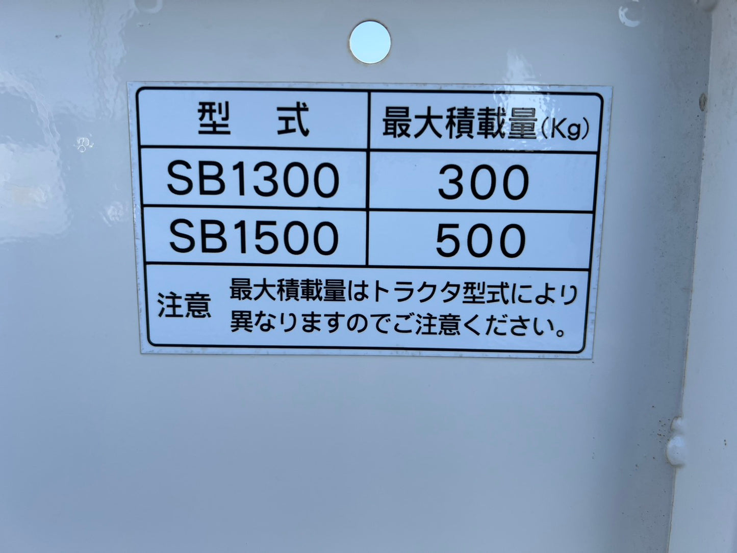 スズテック　中古　ボックスキャリア【3P直装】＊SB1500『茨城店　6128』