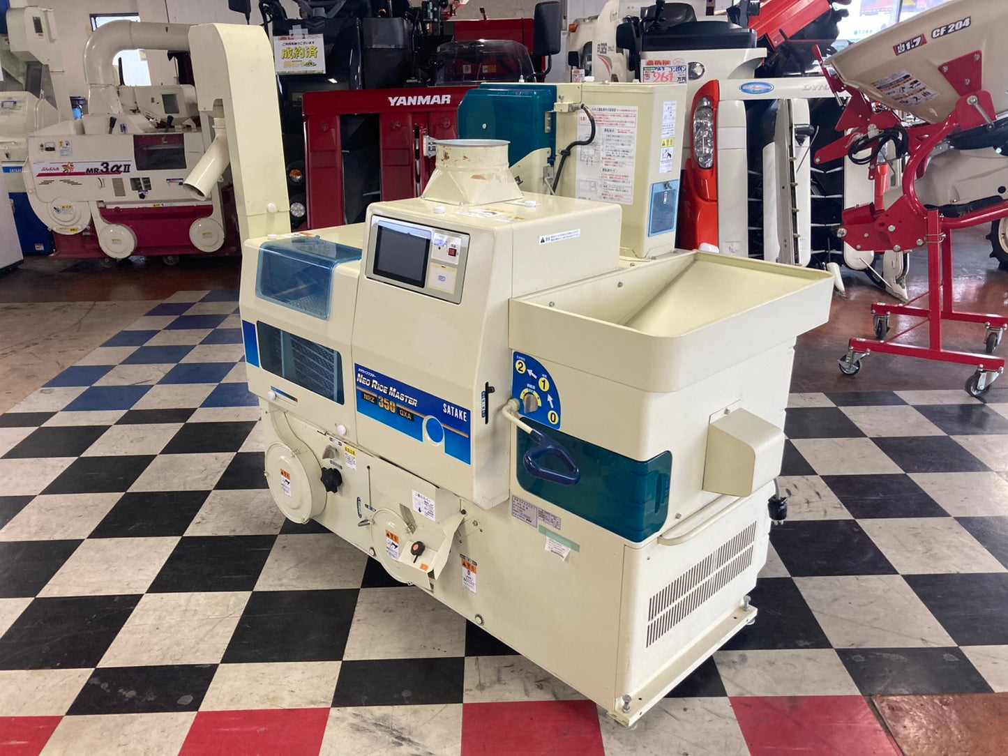 サタケ    中古    籾摺機    3インチ    NRZ350GXA