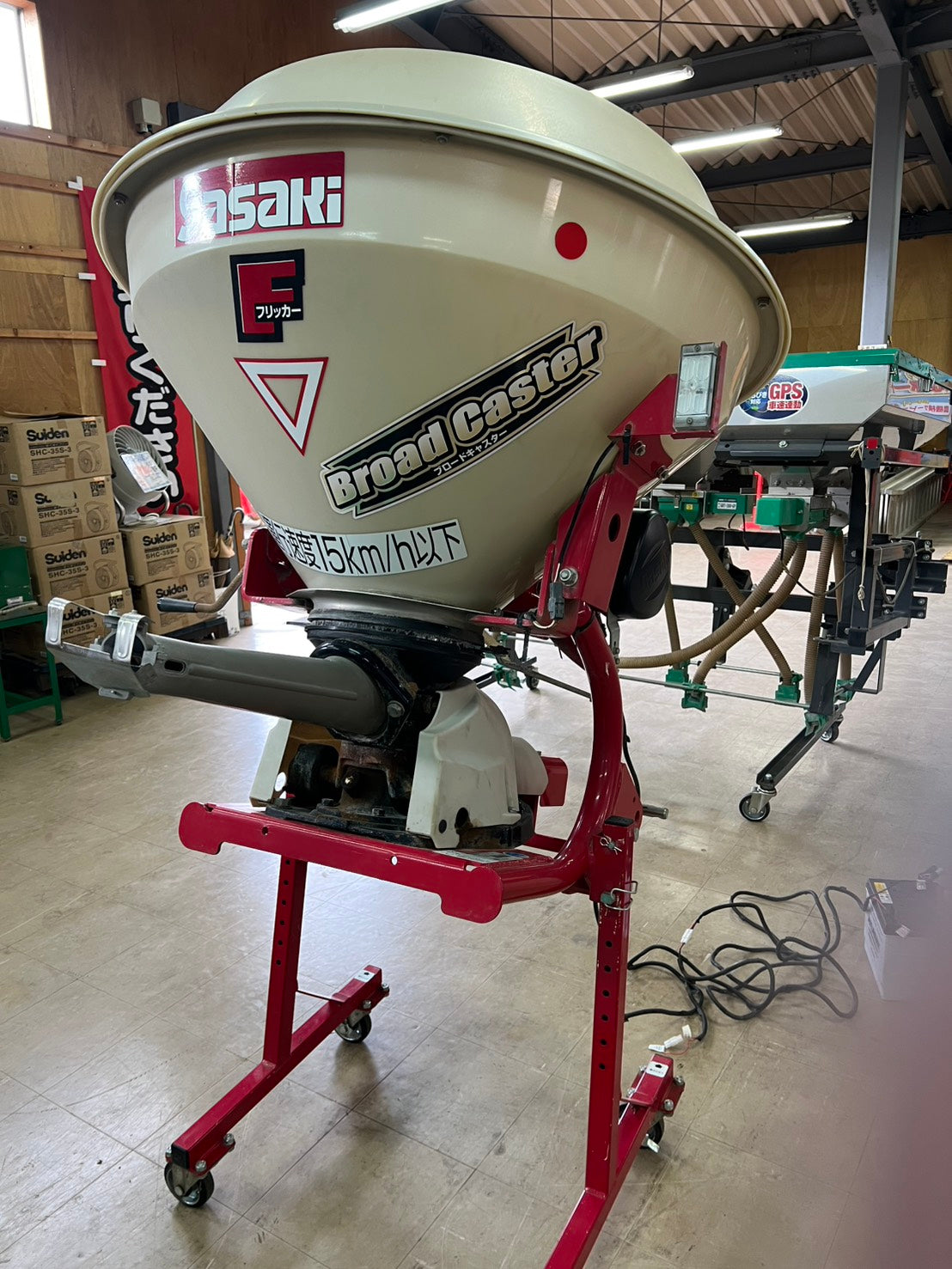 ササキ　中古　ブロードキャスター【A-1ヒッチ】無線電動シャッター『茨城店　6143』