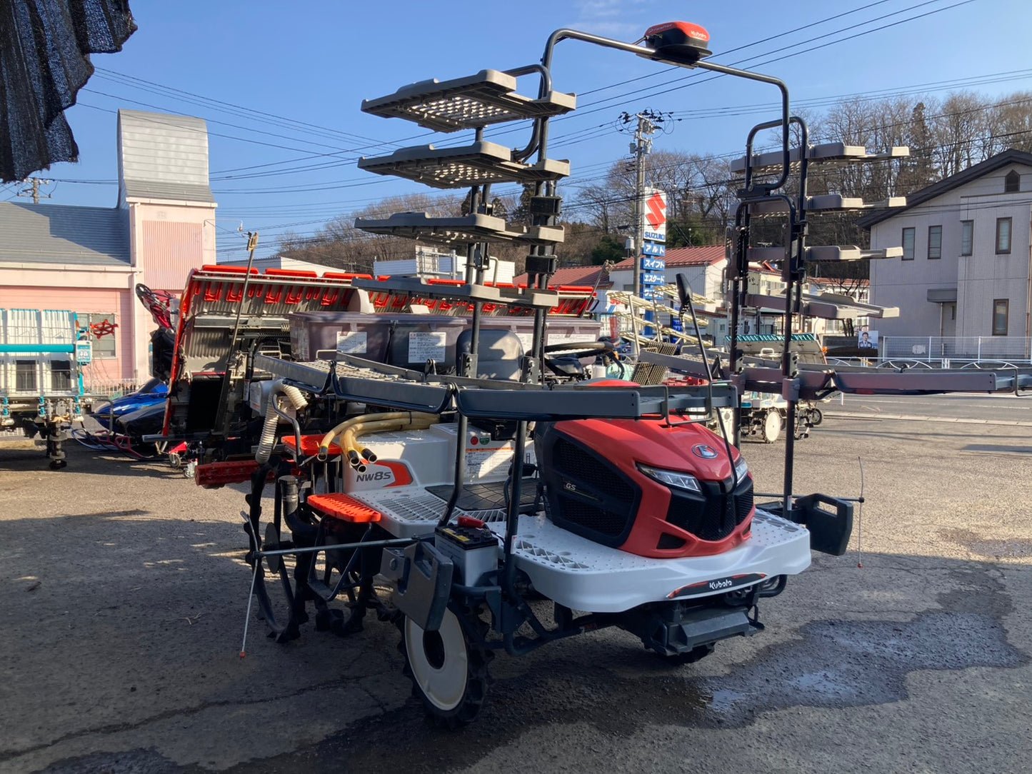 クボタ　中古　田植機　８条　直進キープ機能　NW8SFGS