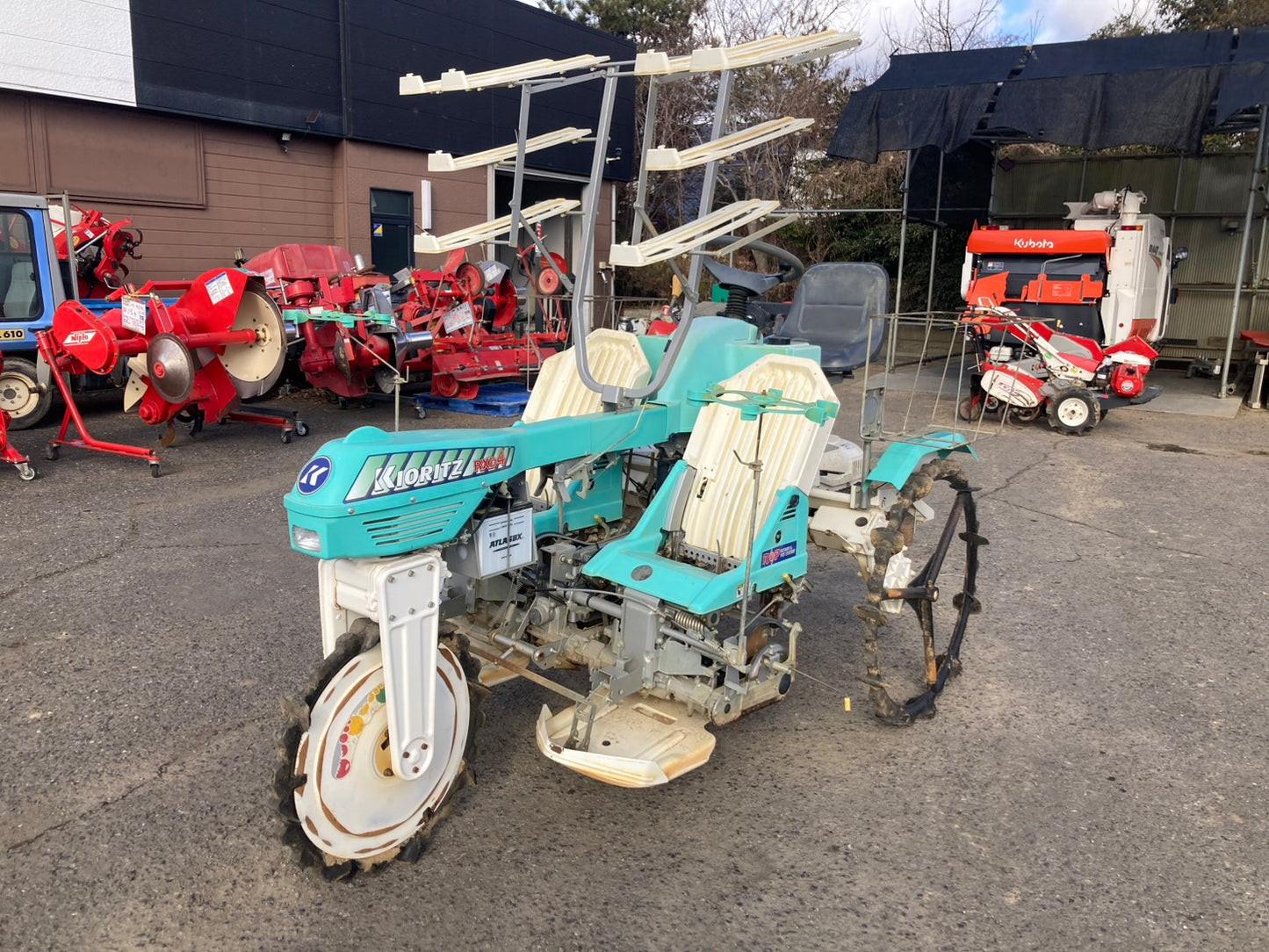 共立　中古　ポット田植機　　4条　　RXD-4