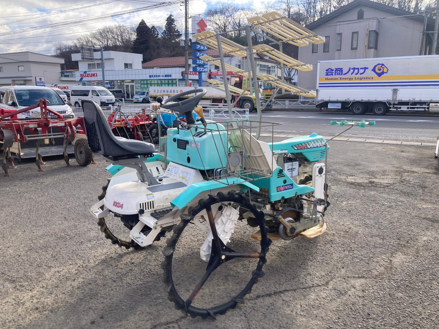 共立　中古　ポット田植機　　4条　　RXD-4