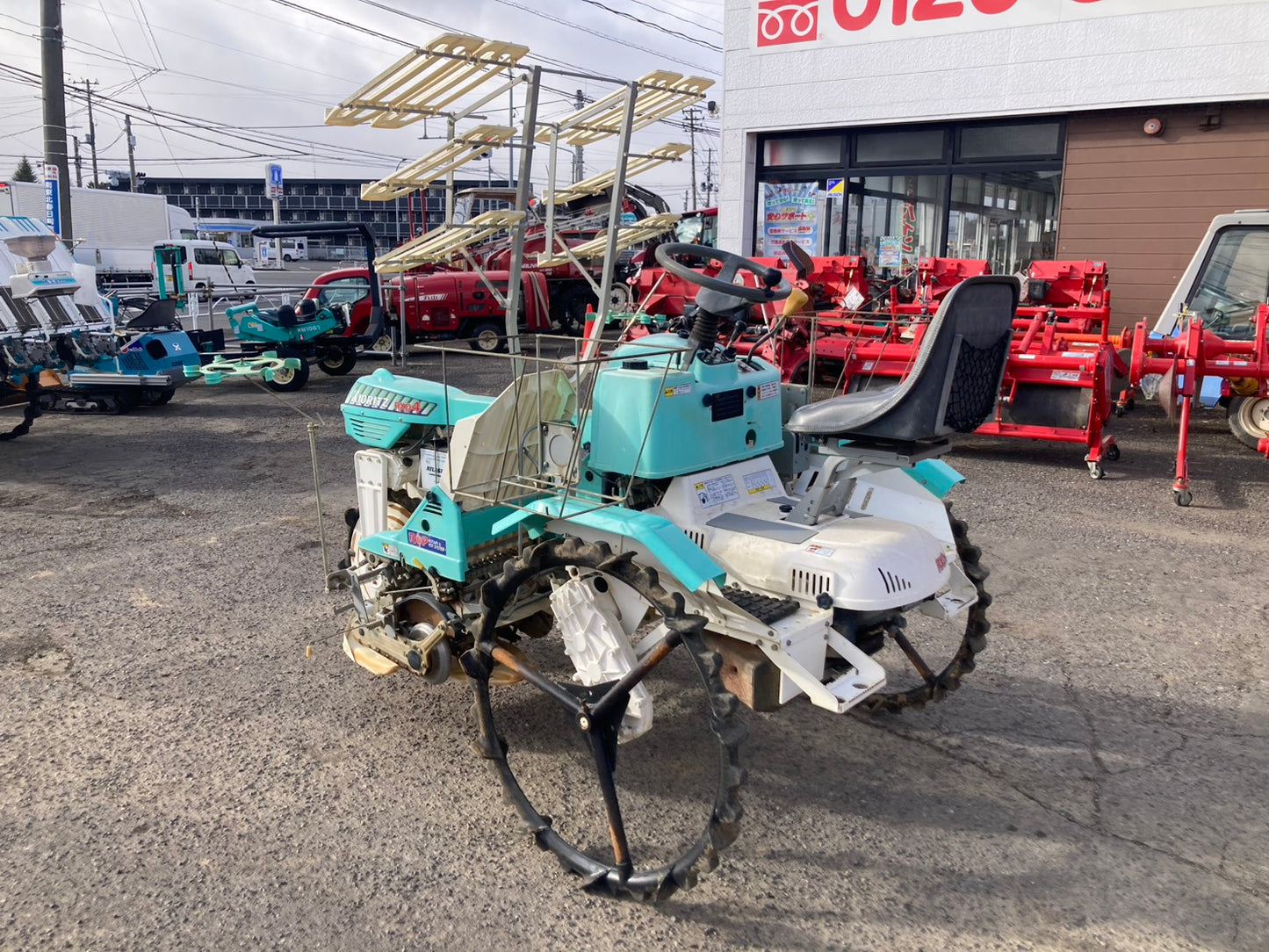 共立　中古　ポット田植機　　4条　　RXD-4