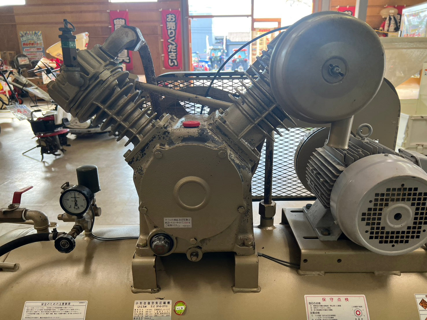 M*K様 トランペットノンプレッサー装置　中古　美品 東芝 中古 コンプレッサー【3.7kw】＊SP145-37T10『茨城店 6369』 – 農