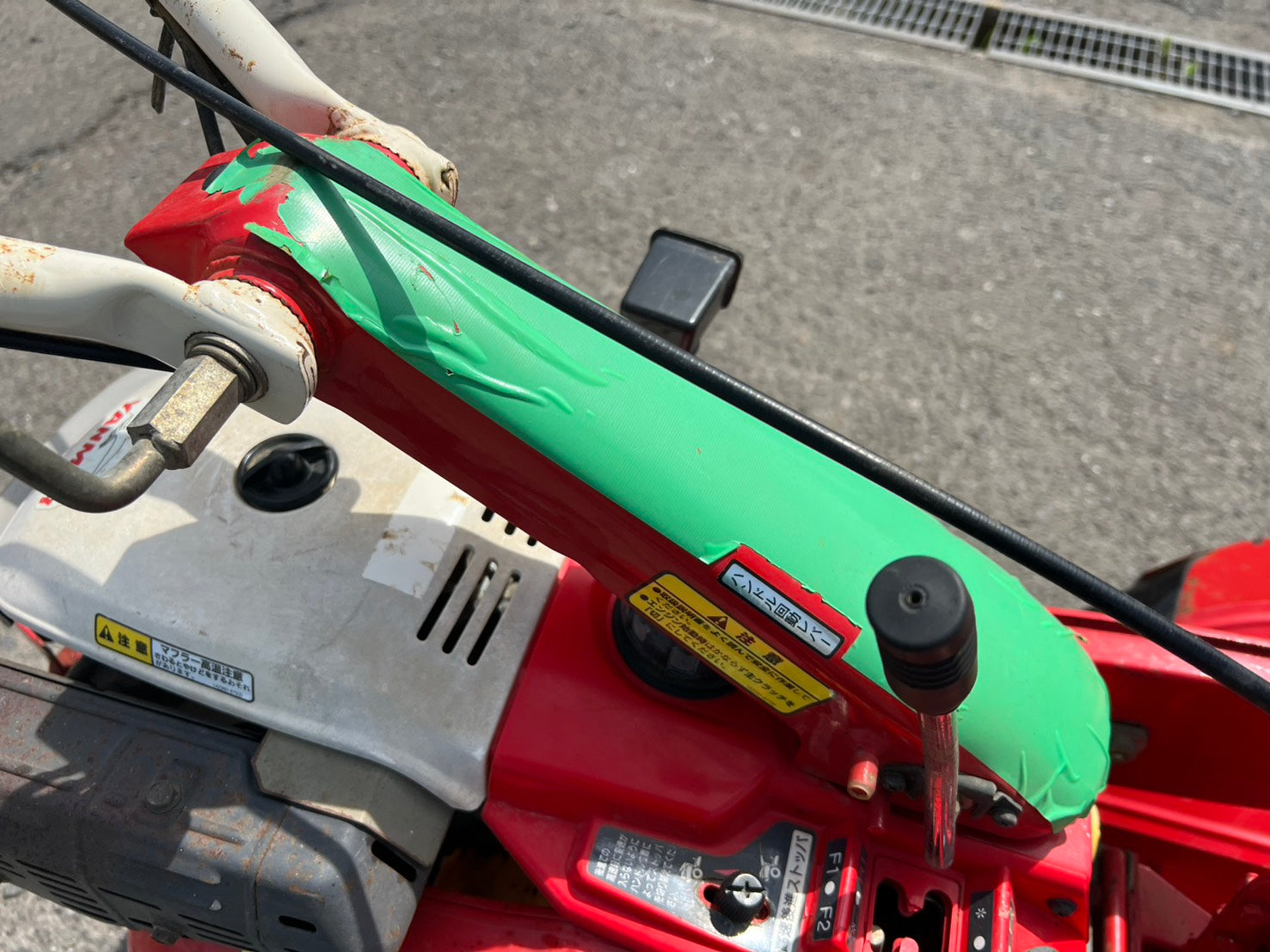 ヤンマー＋関東農機 中古 管理機＋ロータリー【部品取り程度