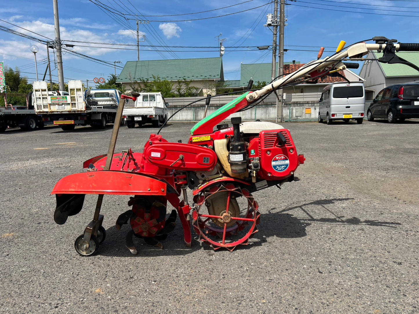 ヤンマー＋関東農機　中古　管理機＋ロータリー【部品取り】＊MK8＋NE18M『茨城店　6374』