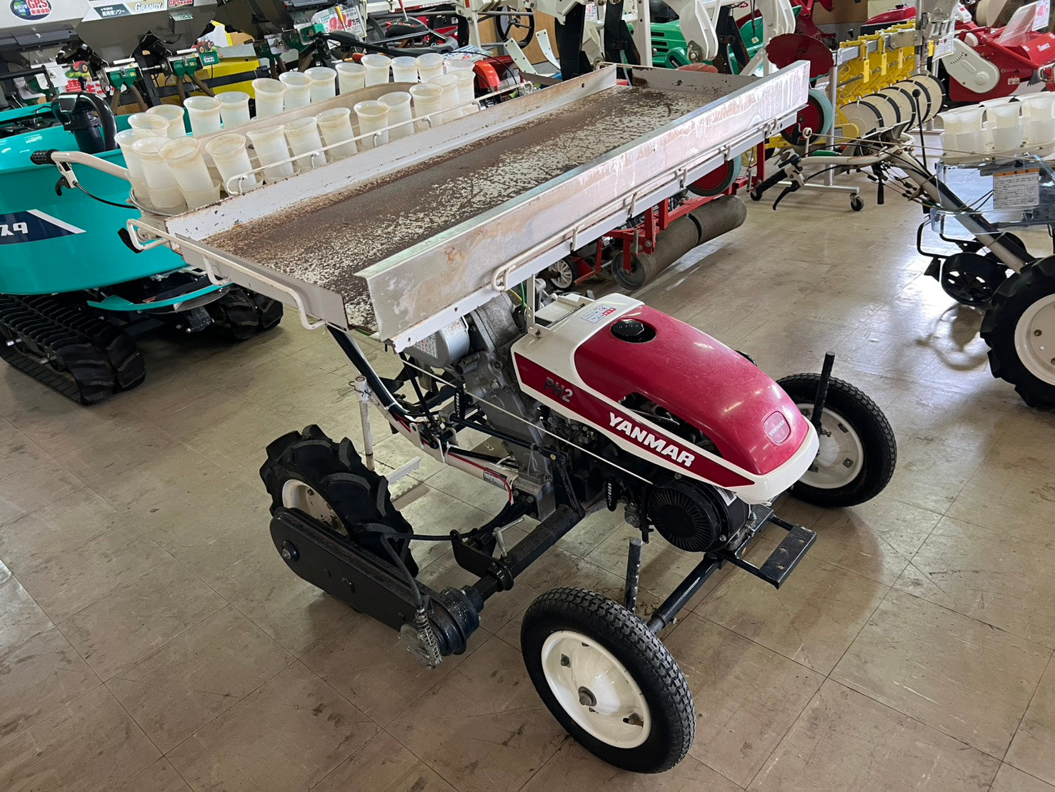 ヤンマー 中古 野菜移植機【葱で使用】＊PH2,NHD『茨城店 6370』 – 農