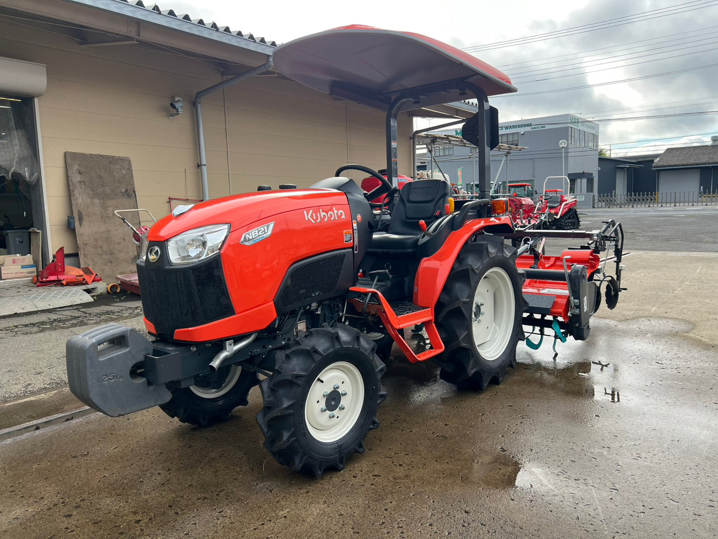 クボタ　中古　トラクター＋平高成形機【マルチキット】＊NB21SPMA＋RSP14N＋SDシリーズ『茨城店　6392』