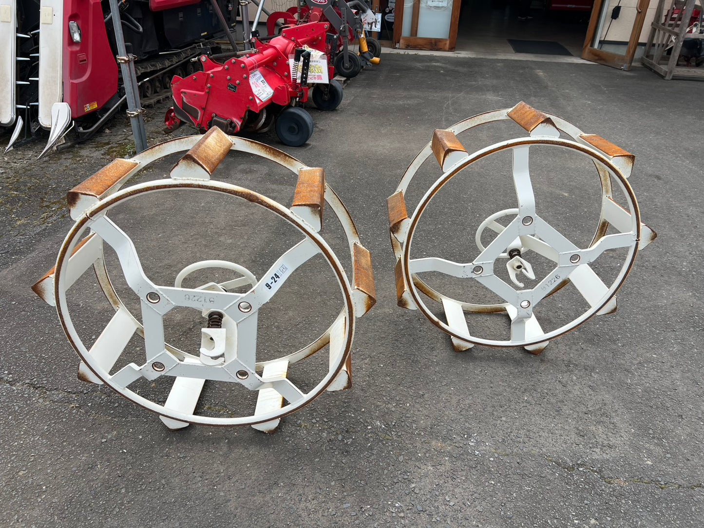 スズテック　中古　カゴ車輪【フロート長：280ｍｍ】＊9-24Ⅰ型『茨城店　6442』