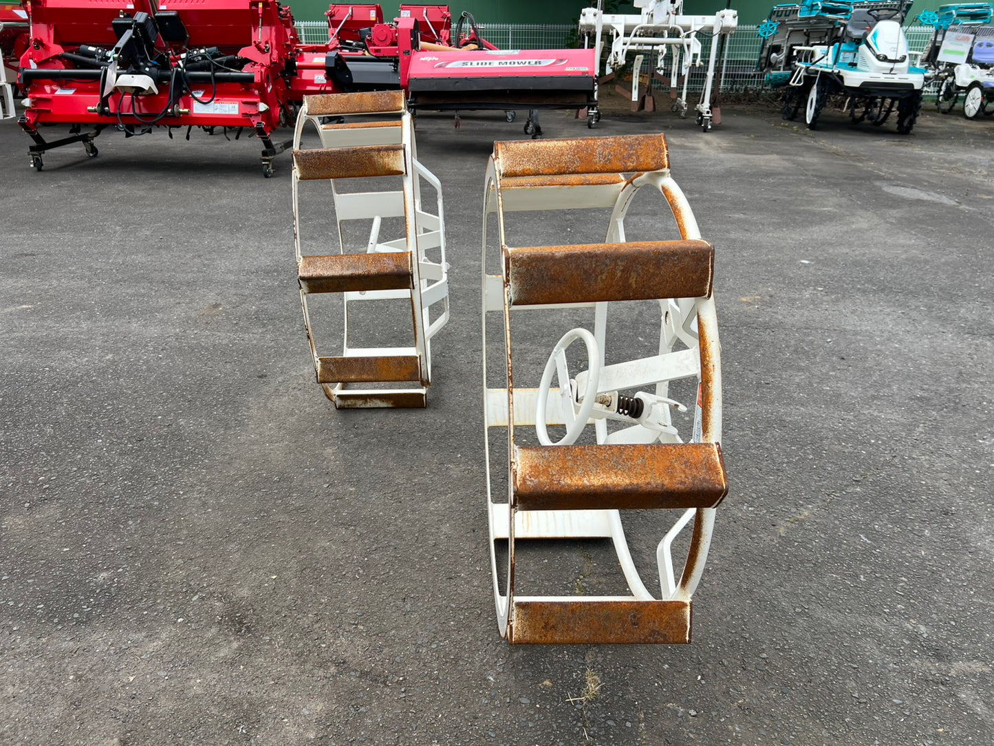 スズテック　中古　カゴ車輪【フロート長：280ｍｍ】＊9-24Ⅰ型『茨城店　6442』