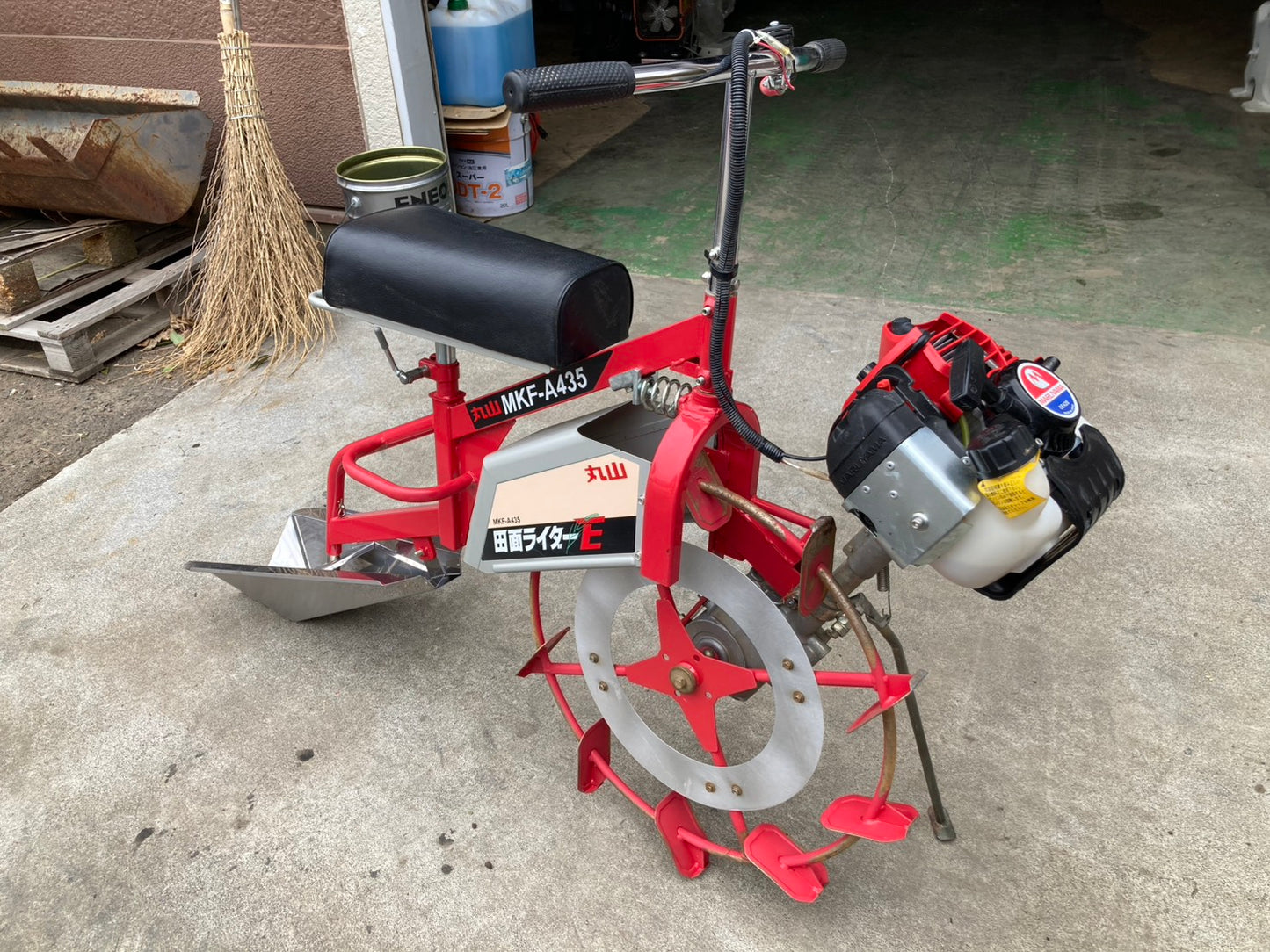 丸山　中古　乗用溝切機　操舵式　MKF-A435